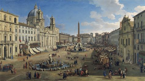 Piazza Navona, Rome   Wittel, Gaspar van | Museo Nacional ...