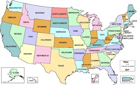 Pics For > North America States List