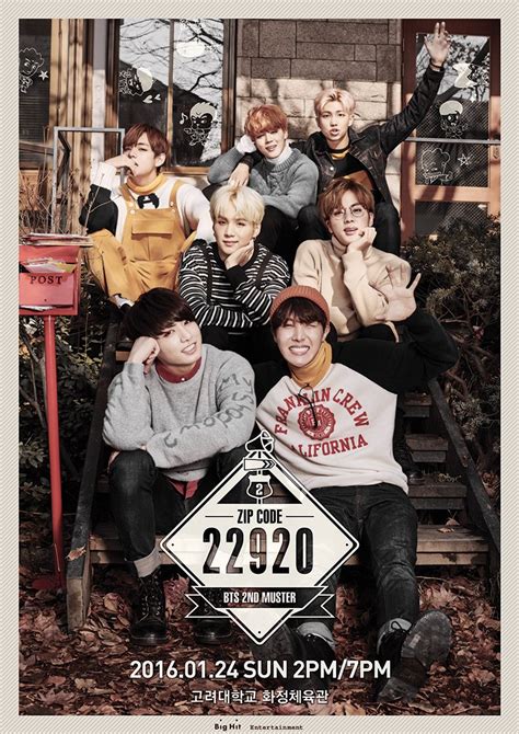 [Picture] BTS 2ND MUSTER [ZIP CODE : 22920] Poster [160101]