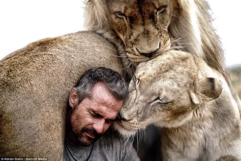 Pictures show bond between lion whisperer Kevin Richardson ...