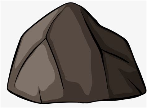 Piedra De Dibujos Animados Cartoon Piedra Rocalla Imagen ...