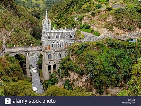Pilgrimage church Las Lajas near Ipiales, Columbia, South ...