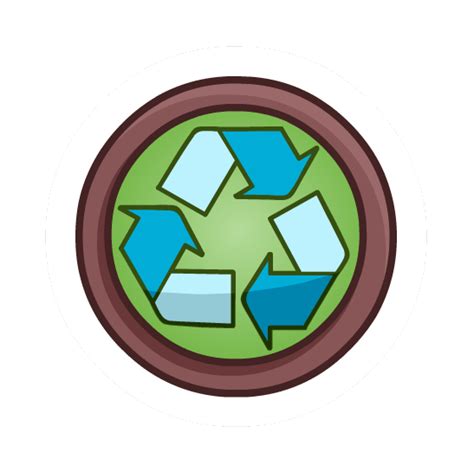 Pin de Signo de Reciclaje | Club Penguin Wiki | Fandom ...
