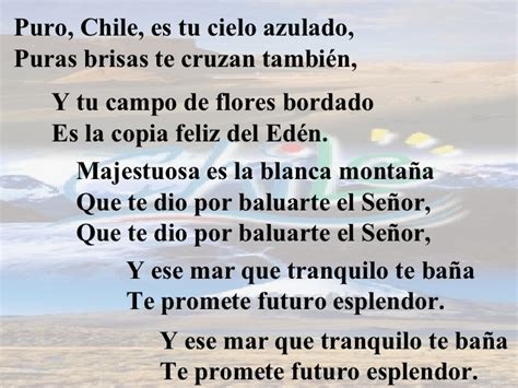 Pin Letra himno nacional de chile on Pinterest