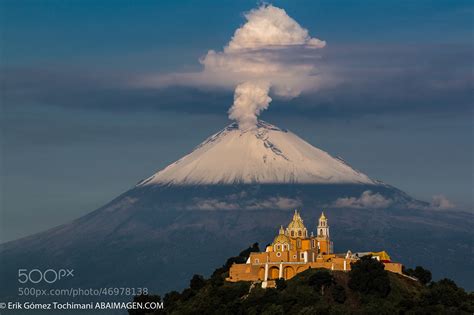 Pin Volcan Popocatepetl Y La Mujer Dormida Iztaccihuatl ...