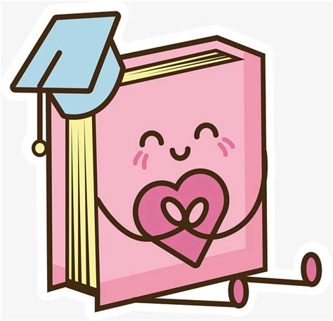 Pink Cartoon Libro, Vector PNG, Libro, Libros De Dibujos ...