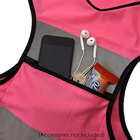Pink Running Vest for Women. High Visibility Reflective ...