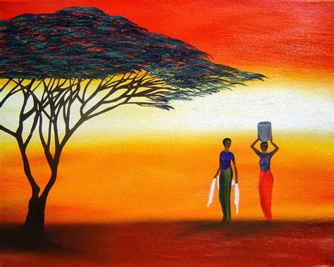 Pintura Moderna y Fotografía Artística : Oleos Africanos ...