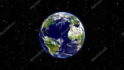 Planet Earth with sun in universe or space, Globe and ...