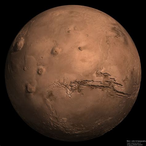 Planet Mars Color  page 2    Pics about space