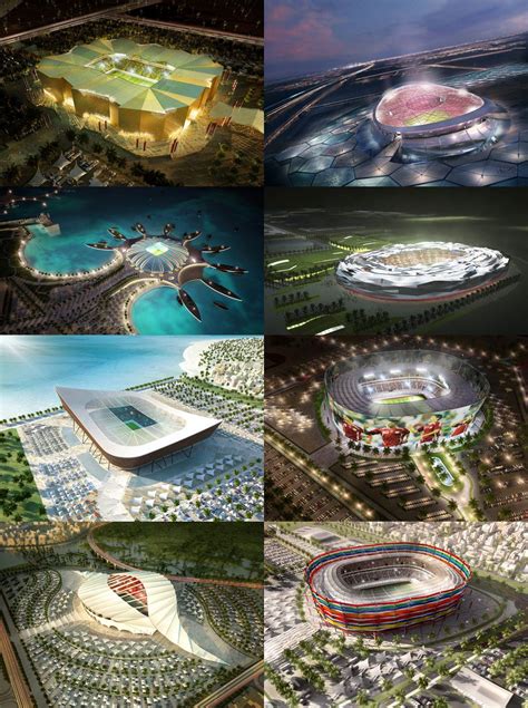 Planned stadiums for FIFA World Cup 2022 in Qatar. #soccer ...