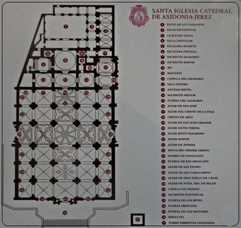 Plano Catedral   JerezSiempre, Monumentos, Historia ...