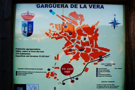 plano de Gargüera de la Vera, GARGUERA  Cáceres