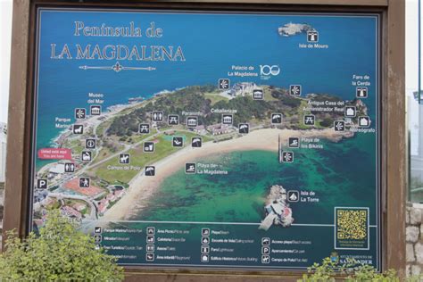 Plano de la Península de la Magdalena, en Santander ...
