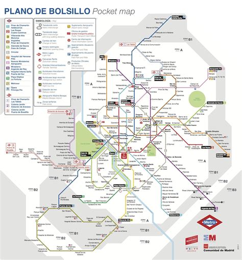 Plano Metro Madrid 2013 / Madrid subway #infografia # ...