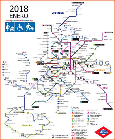Plano metro Madrid 2017, el más actualizado de todos