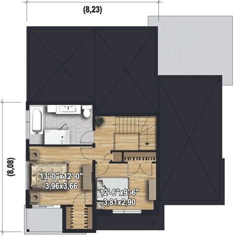 Planos Casas de 2 Dormitorios