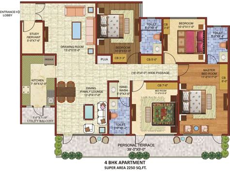 planos de casas con 3 dormitorios y dos baños, de una ...
