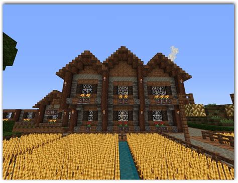 Planos de casas de madera de dos plantas de minecraft