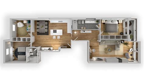Planos de casas en 3D para venta inmobiliaria ⋆ estudibasic