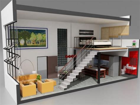 Planos de lofts modernos en 3D
