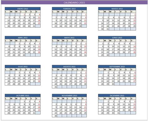 Plantilla De Calendario Anual En Excel Descargar Share ...