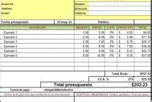 Plantilla de Excel Hoja de Presupuesto | SistemaContable