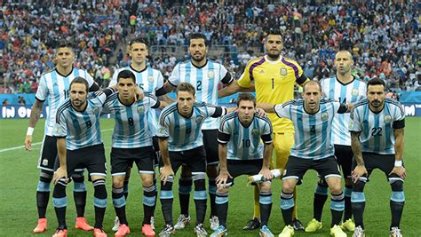 Plantilla de La Selección de Fútbol Argentina para La Copa ...