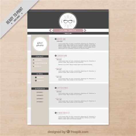 Plantilla del curriculum vitae sofisticada | Descargar ...