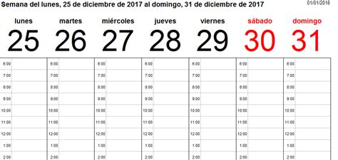Plantillas calendario en Excel 2018   Ayuda Excel