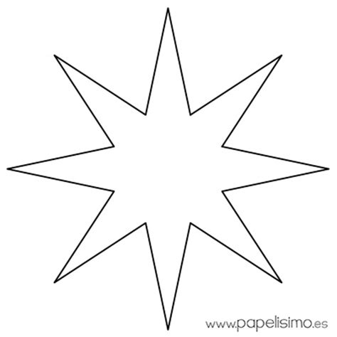 Plantillas de estrellas para imprimir   PAPELISIMO