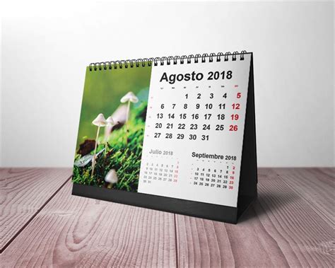 Plantillas Gratis Calendarios de Mesa 2018 para Imprimir ...