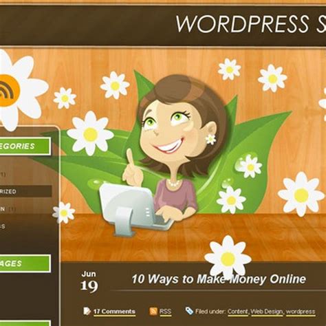 Plantillas para Blogger y Wordpress de flores   Blog de ...