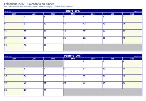 Plantillas para Imprimir Calendarios de Mesa 2017 ...