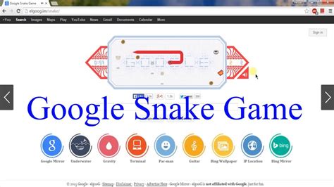Play Snake Game in Google | Google Snake   YouTube