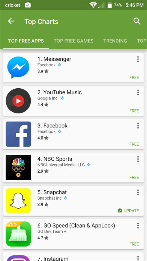 Play Store finally has separate charts for apps and games