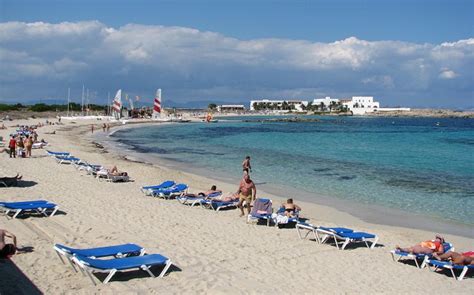 Playa de Es Pujols, en Formentera