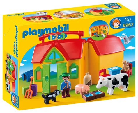 Playmobil 123 | 6962 Meeneemboerderij met dieren ...