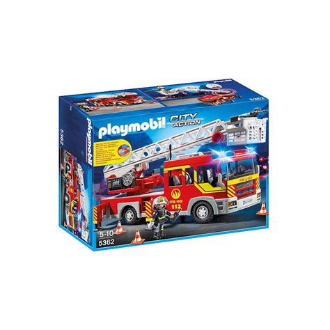 Playmobil 5362   Feuerwehr Leiterfahrzeug mit Licht und Sound