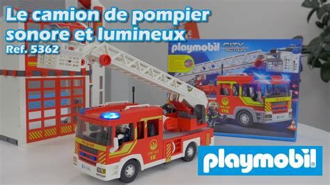 Playmobil  5362  Le camion de pompier lumineux et sonore ...