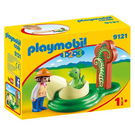 Playmobil® 9121 – 1.2.3 Huevo de dinosaurio – La caja de ...