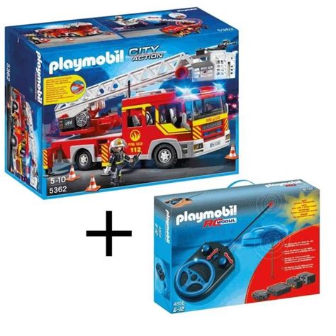 PLAYMOBIL Camion Pompier 5362 + radioco   Achat / Vente ...