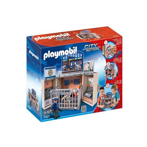 Playmobil, cofre cuartel de policia.   YUPI Juguetes