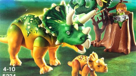 Playmobil Dinos Triceratops With Baby and Explorer 5234 ...