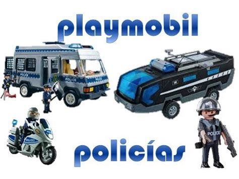 playmobil en español  Policías colección   YouTube