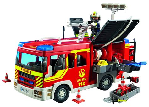 Playmobil Fire Engine with Lights and Sound 5363 | eBay