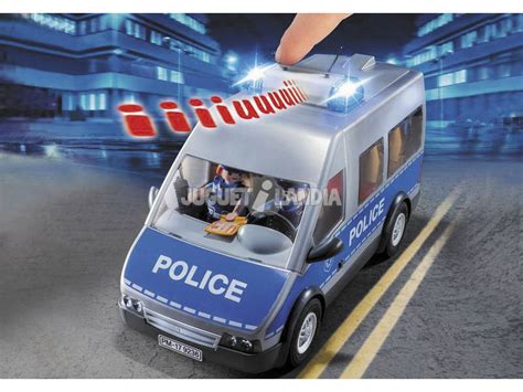 Playmobil Furgón Policía Con Control De Tráfico 9236 ...