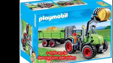 Playmobil Granja Tractor con tráiler 5121   YouTube