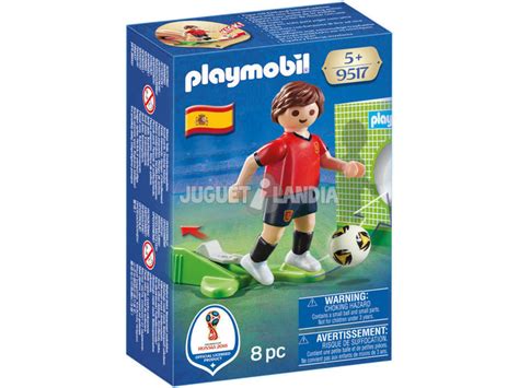 Playmobil Jugador De Fútbol España 9517   Juguetilandia
