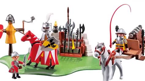 Playmobil Knights Compact Set de torneo medieval y carreta ...